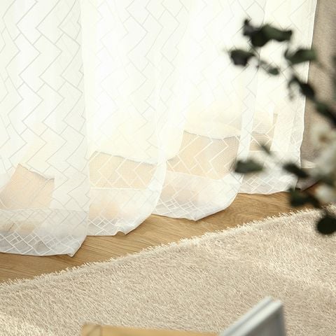  Rèm Voan Thêu Sang Trọng Hàn Quốc Hana Hana 