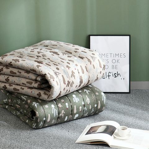  Tấm Lót Trải Sàn Ngủ Plant Sợi Nano Cao cấp Hàn Quốc 