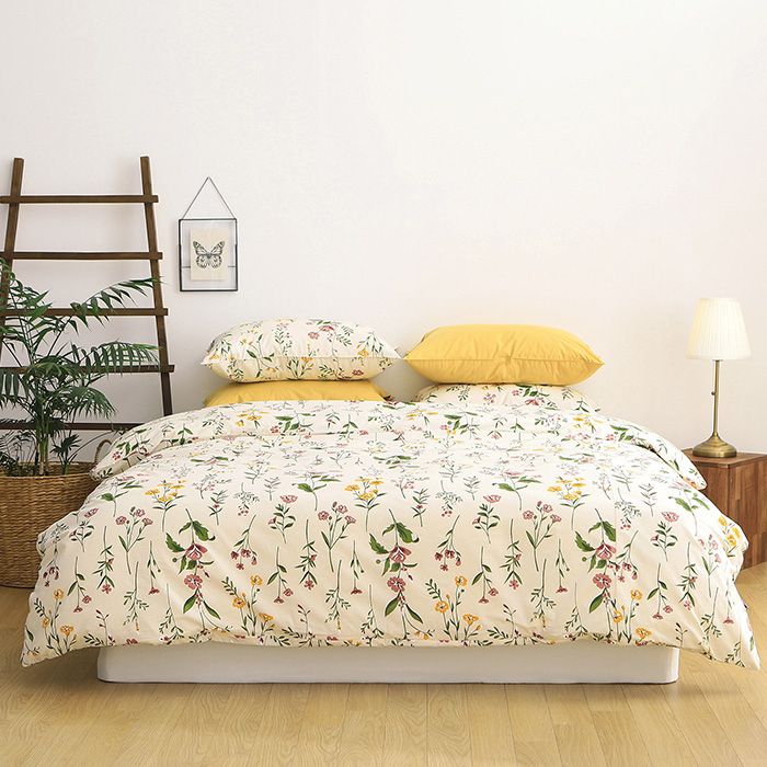 Vỏ Chăn Mền Cotton Linen Hàn Quốc Cao Cấp Plumberry