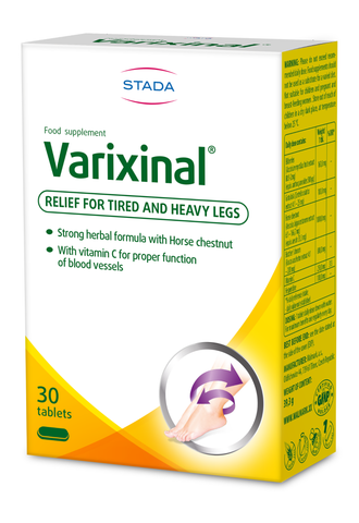 Viên bền mạch máu Varixinal  STADA giúp bền thành mạch, giảm suy giãn tĩnh mạch chân Hộp 30 viên