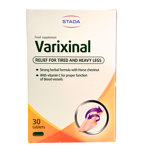 Viên bền mạch máu Varixinal  STADA giúp bền thành mạch, giảm suy giãn tĩnh mạch chân Hộp 30 viên