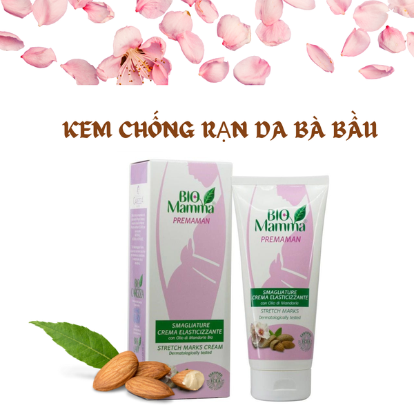 Kem chống rạn da Bio Mamma stretch marks cream Chai 150 ml