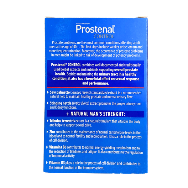 Viên uống hỗ trợ  thông tiểu Prostenal Control STADA tốt cho tuyến tiền liệt dành cho nam giới Hộp 30 viên