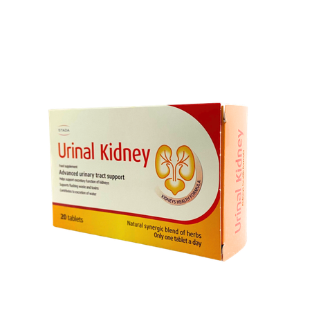 Viên uống tiết niệu Urinal Kidney STADA hỗ trợ bảo vệ thận dành cho người trưởng thành Hộp 20 viên