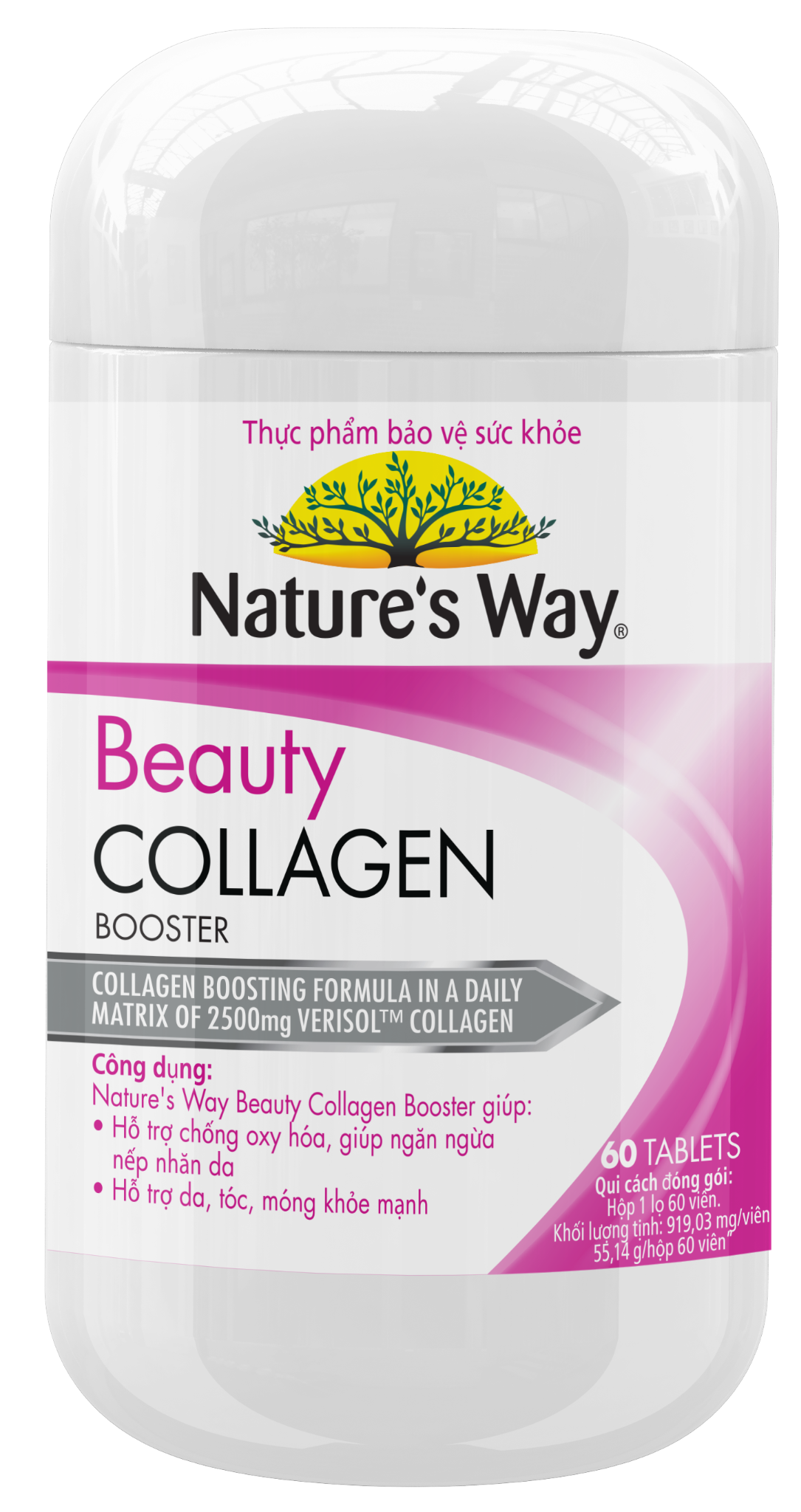 Viên uống đẹp da tóc móng Nature's Way Beauty Collagen Booster – HEALTHAZ