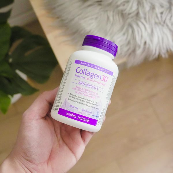 Viên uống đẹp da, tóc, móng Collagen30 Bioactive  Verisol Peptide WEBBER NATURALs Hộp 180 viên