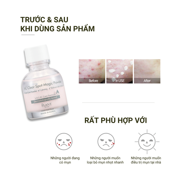  Phấn bột giảm mụn AC Clear Spot Magic Powder (20ml) 