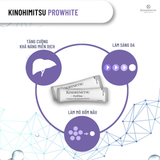  Bột uống sáng da, khỏe gan Kinohimitsu ProWhite (Hộp 30 gói) 