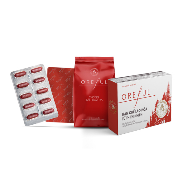  Viên uống tinh dầu thông đỏ Oreful (Vỉ 10 viên) 