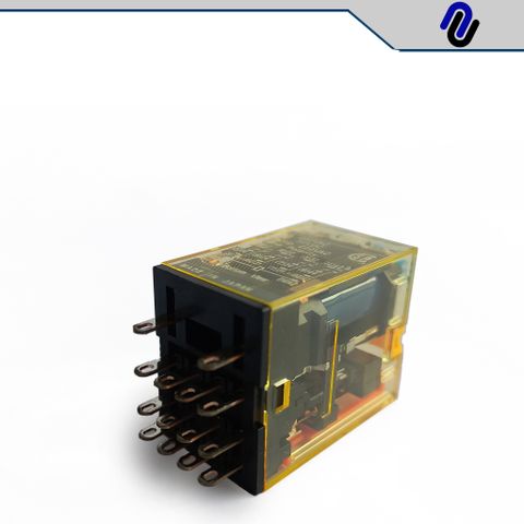  Relay kiếng IDEC JP RU4S-A110 (110VDC-14 chân dẹp) 