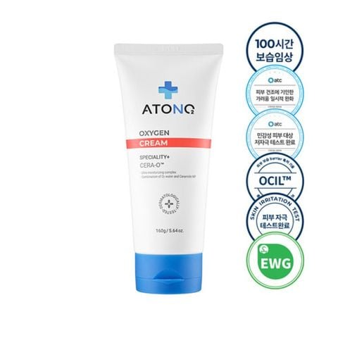 Kem dưỡng ẩm hữu cơ chuyên biệt Oxygen ATONO2 160g 0m+