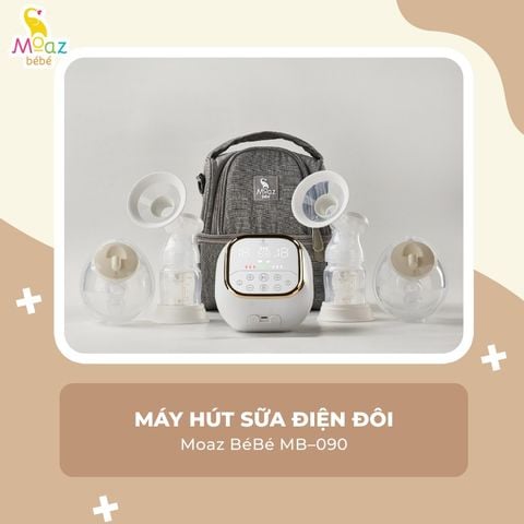 Máy hút sữa điện đôi Moazbebe MB090