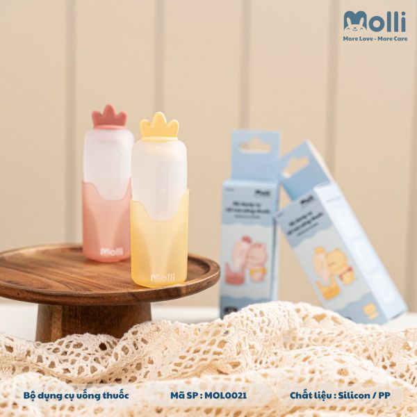 Bộ dụng cụ hỗ trợ uống thuốc Molli