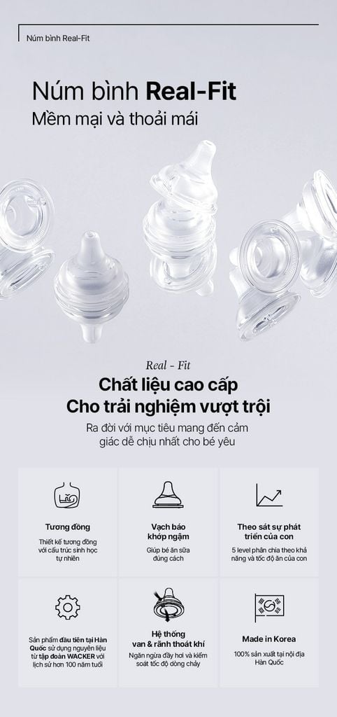 Bình sữa Moyuum PPSU thế hệ 3