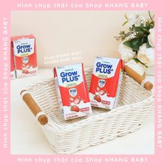 Sữa GrowPLUS+ Dinh dưỡng cho bé thấp còi VỊ DÂU SỮA