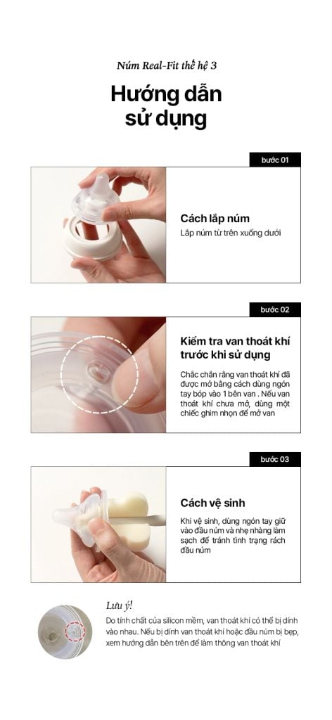 Bình sữa Moyuum PPSU thế hệ 3