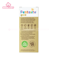 Siro vitamin tổng hợp kèm sắt Pentavite Gold Úc 200ml 1Y+