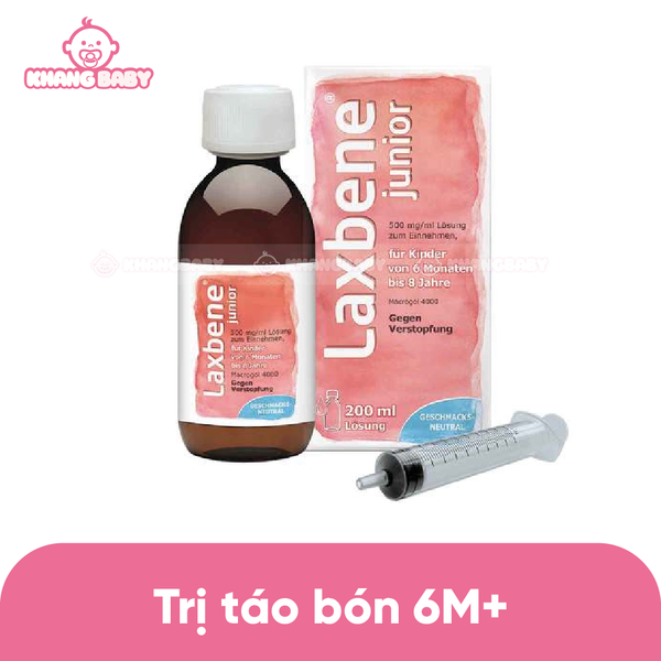 Siro trị táo bón Laxbene Đức 6M+