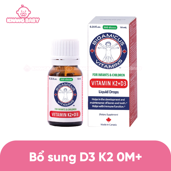 Vitamin D3 K2 Bioamicus 0M+