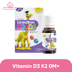 Vitamin D3K2 LineaBon 0M+ dạng nhỏ giọt