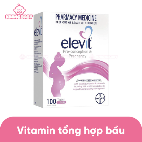 Vitamin bầu tổng hợp Elevit 100 viên