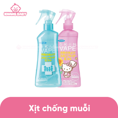 Xịt chống muỗi Nhật Skinvape xanh