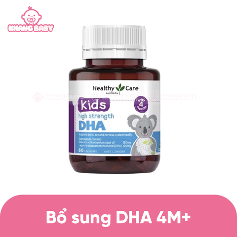 Bổ sung DHA Healthy Care Kids 60 viên 4M+