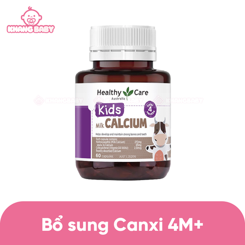 Canxi sữa Healthy Care Úc cho bé 4M+