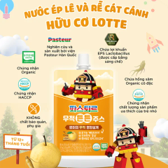 Nước hoa quả hữu cơ Lotte 6M+