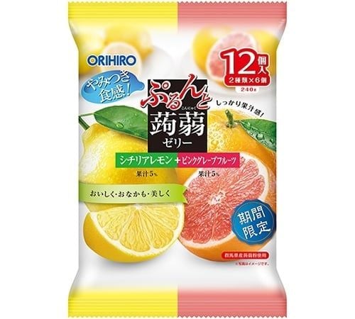 Thạch trái cây Orihiro Nhật gói 240g