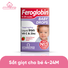 Sắt nhỏ giọt Feroglobin cho bé từ 4-24m