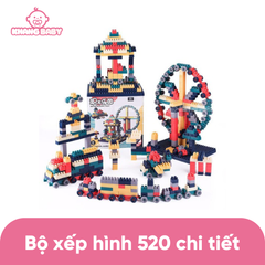 Bộ xếp hình 520 chi tiết