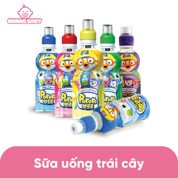 Sữa uống trái cây Pororo đóng chai