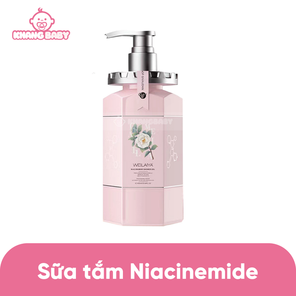 Sữa tắm trắng da Weilaiya Niacinamide 450ml