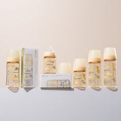 Bình sữa Moyuum PPSU thế hệ 3 họa tiết mèo xanh