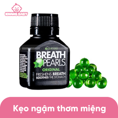 Viên ngậm thơm miệng Breath pearls 50 viên của Úc