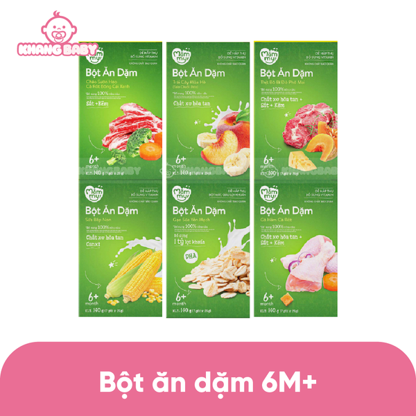 Bột ăn dặm Măm My 6M+