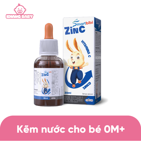 Kẽm nước hữu cơ Smartbibi ZinC 0M