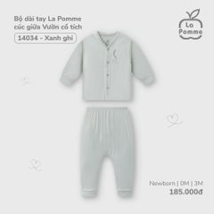 Bộ dài tay cài giữa La Pomme Vườn cổ tích 0186