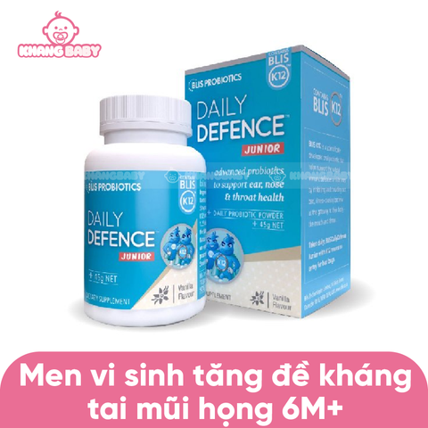 Men tăng đề kháng tai mũi họng Blis Daily Defence