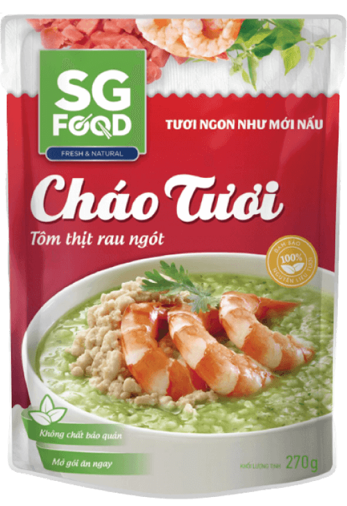 Cháo tươi gói SG Food