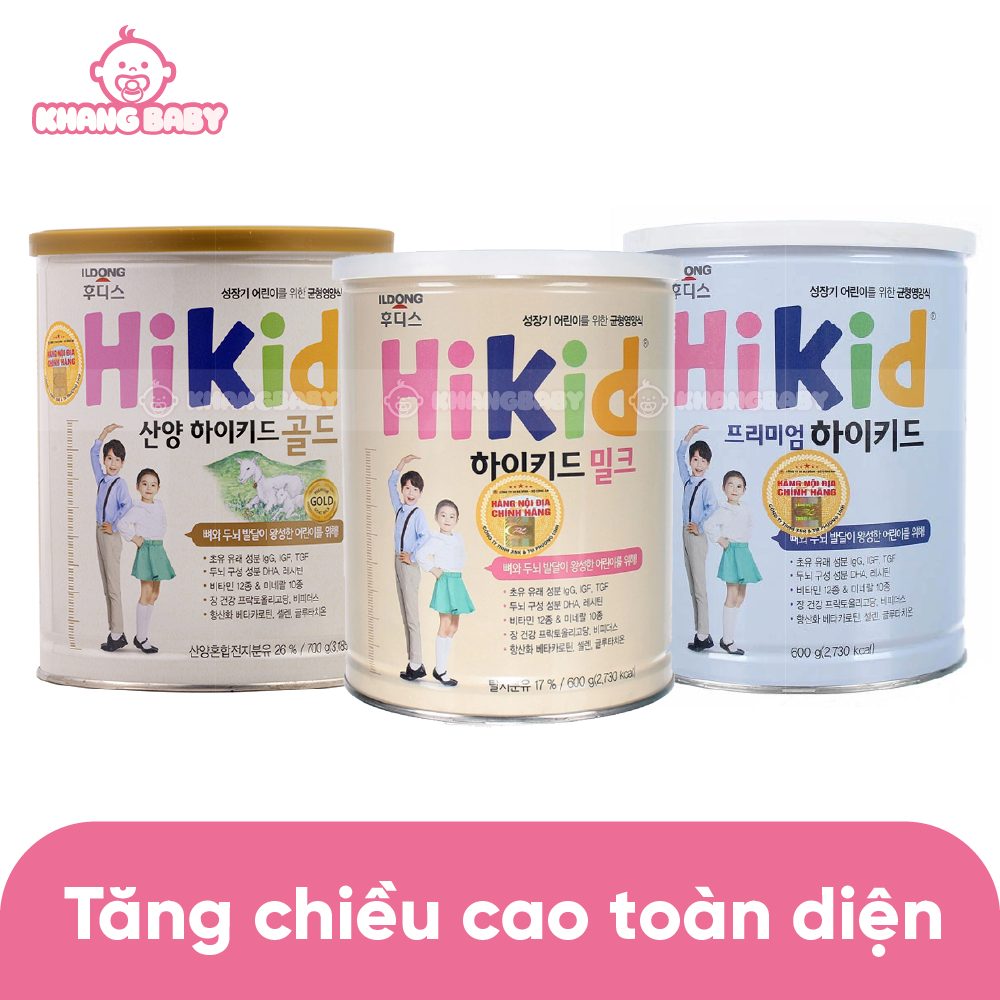 Sữa Hikid Premium tách béo 600g