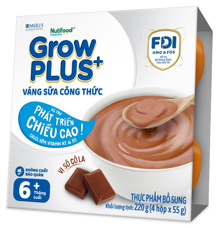 Váng sữa Nutifood GrowPLUS 6M+