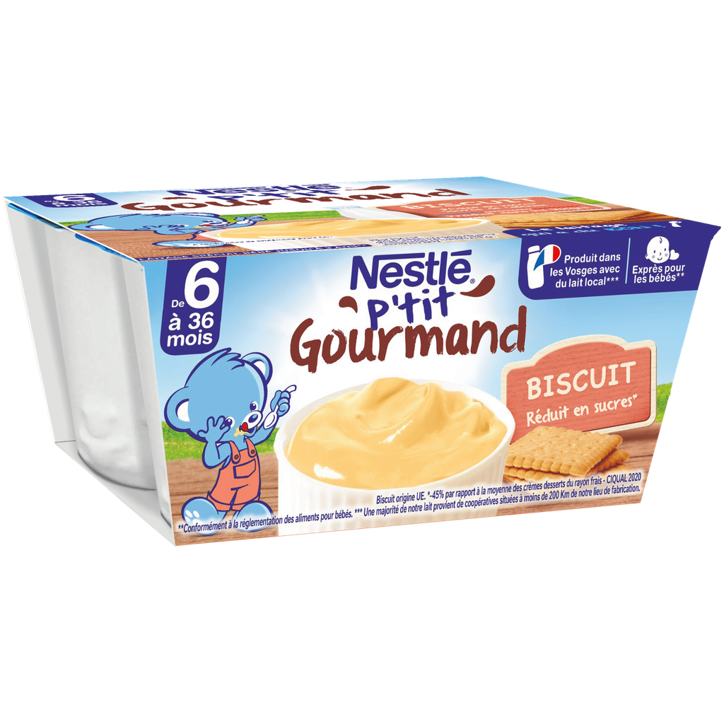 Váng sữa Nestle Pháp VỈ 4x100g 6M+