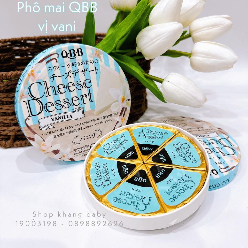 Phô mai QBB Nhật Bản 90g đủ vị