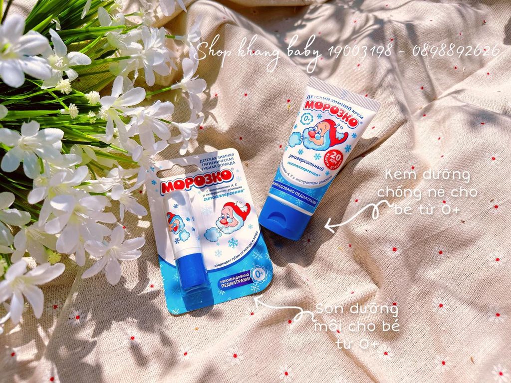 Son dưỡng ông già tuyết cho bé