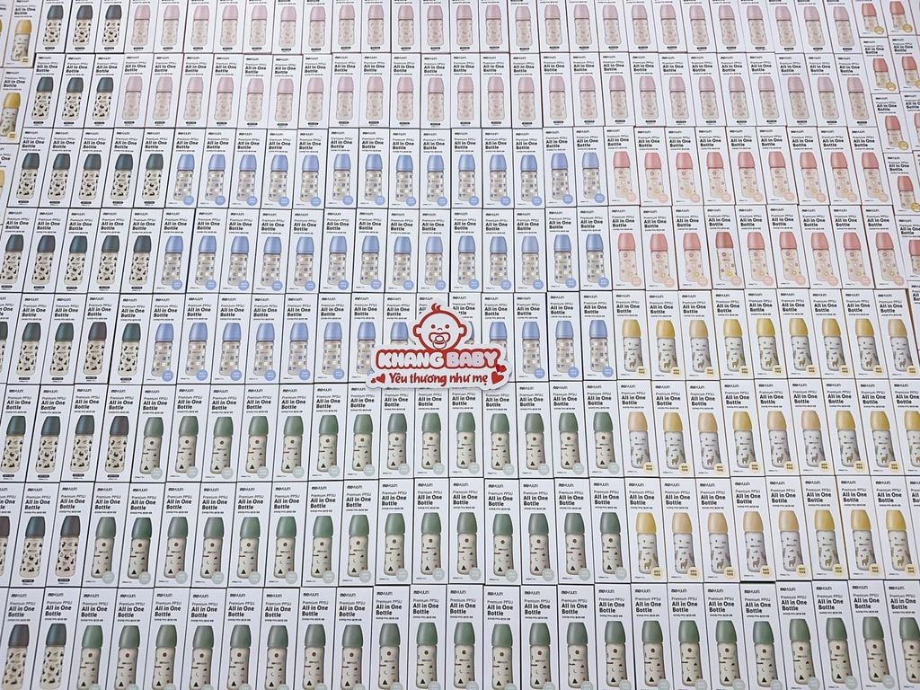 Bình sữa Moyuum họa tiết hoa hồng