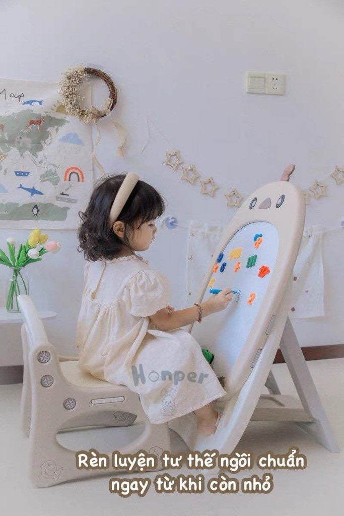 Bộ bàn vẽ kèm ghế Honper HP-625