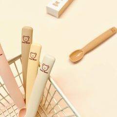 Thìa ăn dặm Silicon Coco Bear