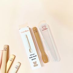 Thìa ăn dặm Silicon Coco Bear